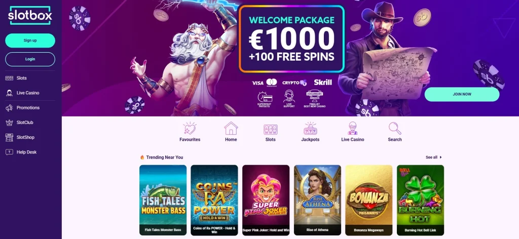 SlotBox Casino Online